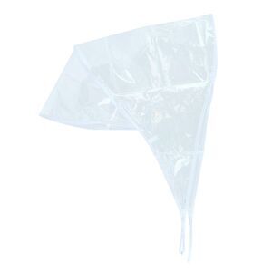CTM Women's Plastic Rain Bonnet